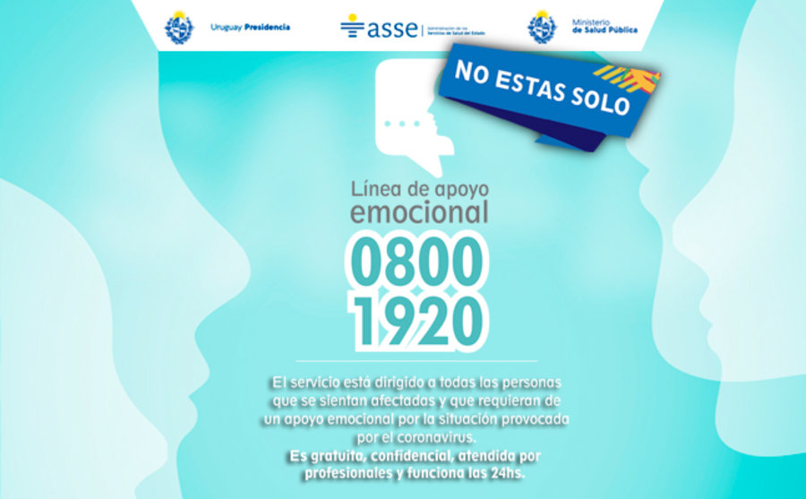 Línea de apoyo emocional - 0800 1920
